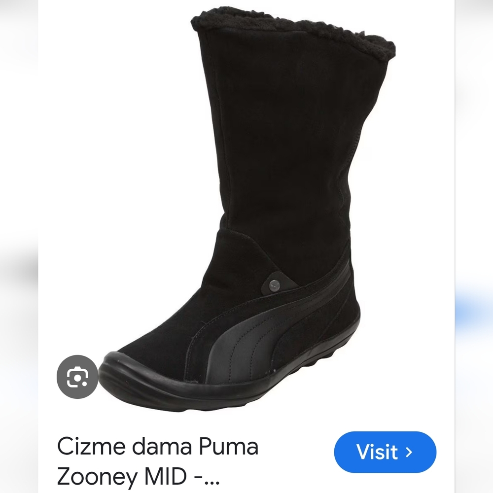 💖🔽Puma Zooney Women's Black Winter Boots